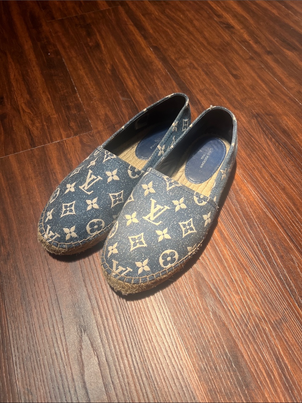 Louis Vuitton Monogram Espadrilles - Denim Blue & Natural